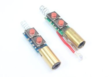 China Cheap 650nm red dot laser module with spring and switch supplier