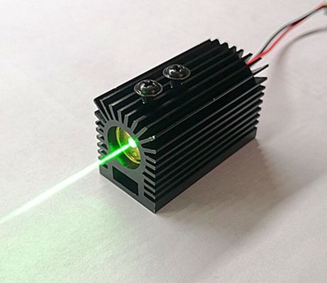China Industrial Grade DC 3-5V 532nm 30mw Green Dot Laser Module With HeatsinkFor Laser Stage Light supplier