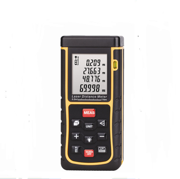 70m Handheld Digital Laser Distance Meter For Engineering Measurement