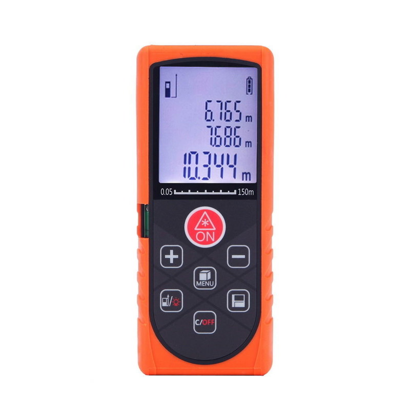 150m Digital Laser Distance Meter Range Finder Measure Diastimeter For