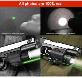 Green Laser Sight and LED Flashlight Combo with Quick Rail Mount gun sight supplier