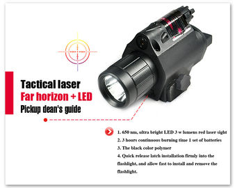 Laser speed Red Combo LED Flashlight with Quick Rail Mount gun sight supplier