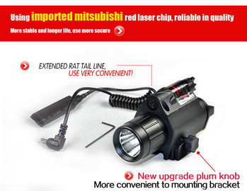 Laser speed Red Combo LED Flashlight with Quick Rail Mount gun sight supplier