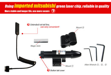 Tactical green beam laser sight with rail mount supplier