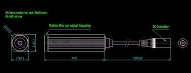 515nm/520nm 50mw Adjustable Focus Green Dot Laser Module For Electrical Tools And Leveling Instrument supplier