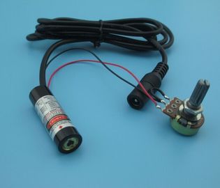 output power adjustable 650nm 5mw red line laser module supplier