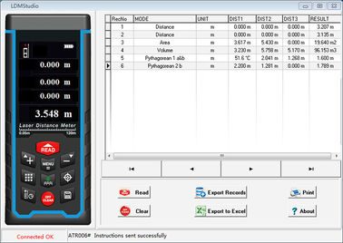 New Release 120m 1.9&quot; LCD Digital Self-Calibration Laser Distance Meter With Camera Measurement Function supplier