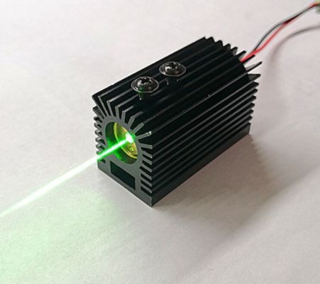 Industrial Grade DC 12-24V 532nm 50mw Green Multi-Dot Laser Module With HeatsinkFor Laser Stage Light supplier